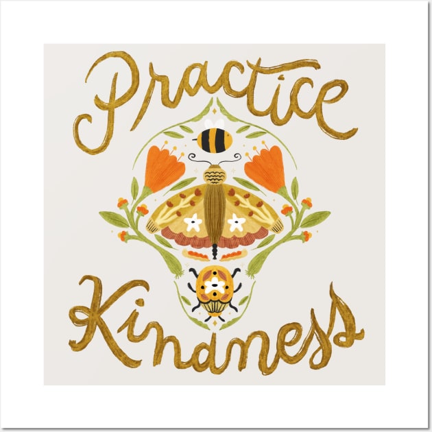 Practice Kindness Wall Art by gabbadelgado